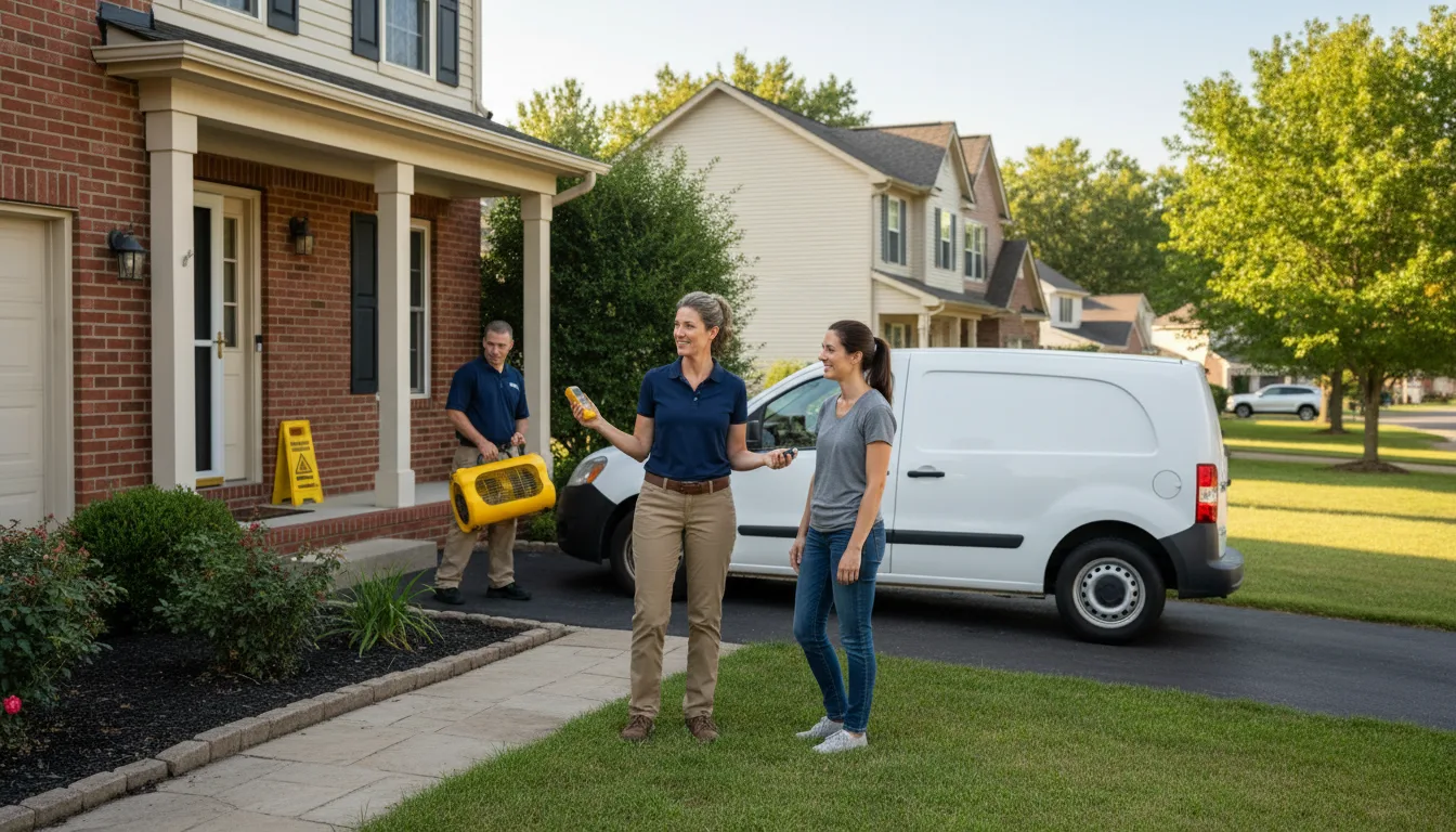 Water restoration image for Dehumidification And Cleanup Services in Bolt, WV